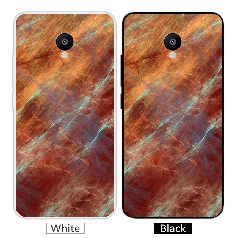 For Meizu M3/Meizu M3 Mini Sunrise Case Soft Silicone M3S/Meizu M3S Clear Shell Black Matte Back Phone Cover |