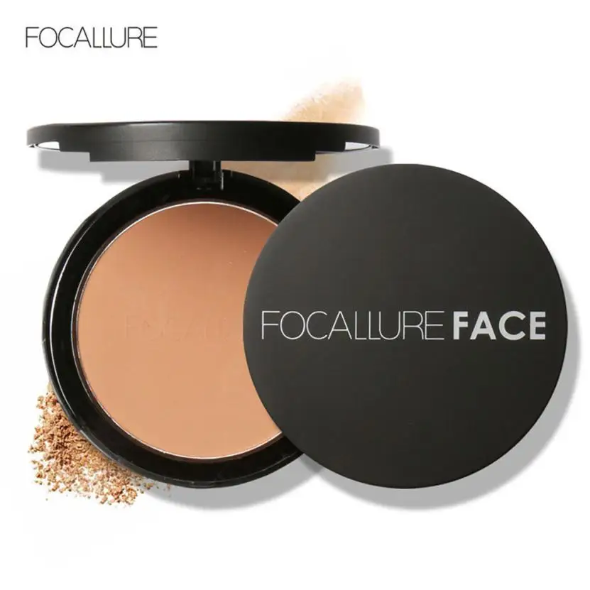 Focallure Tri Цвет Макияж Косметическая пудра Уход за кожей лица Косметическая пудра Панель контур Цвет масло косметика Управление инструмент долгое ju17.drop