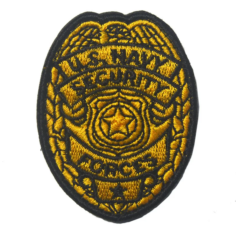 Военный военный значок США 4 шт./лот 3D вышитый высокое качество наплечная