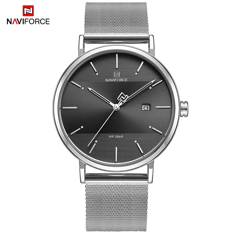 L-SB Часы NAVIFORCE, люксовый бренд, часы для влюбленных, набор, аналог, кварцевые, простые, наручные часы, водонепроницаемые, для девушек, пара, часы, Relogio Masculino - Цвет: L-SB