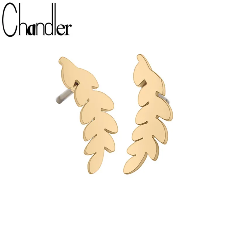 Женские винтажные серьги-гвоздики Chandler маленькие богемные стальные серьги с