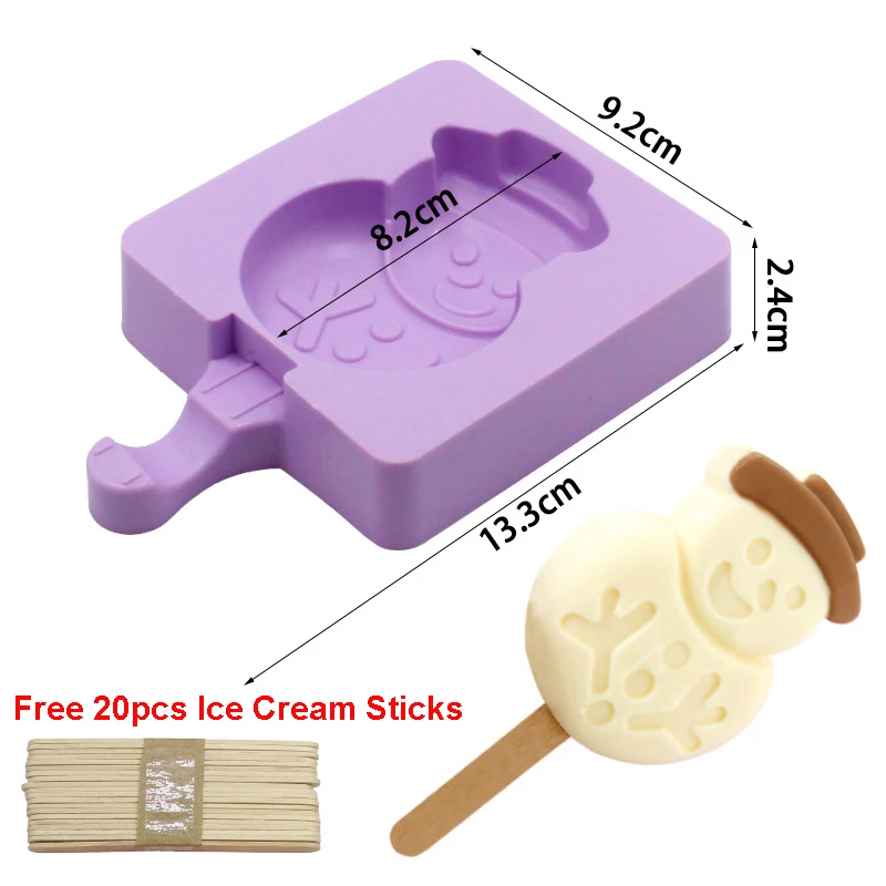 Силиконовая форма для мороженого домашнего с палочками | Дом и сад