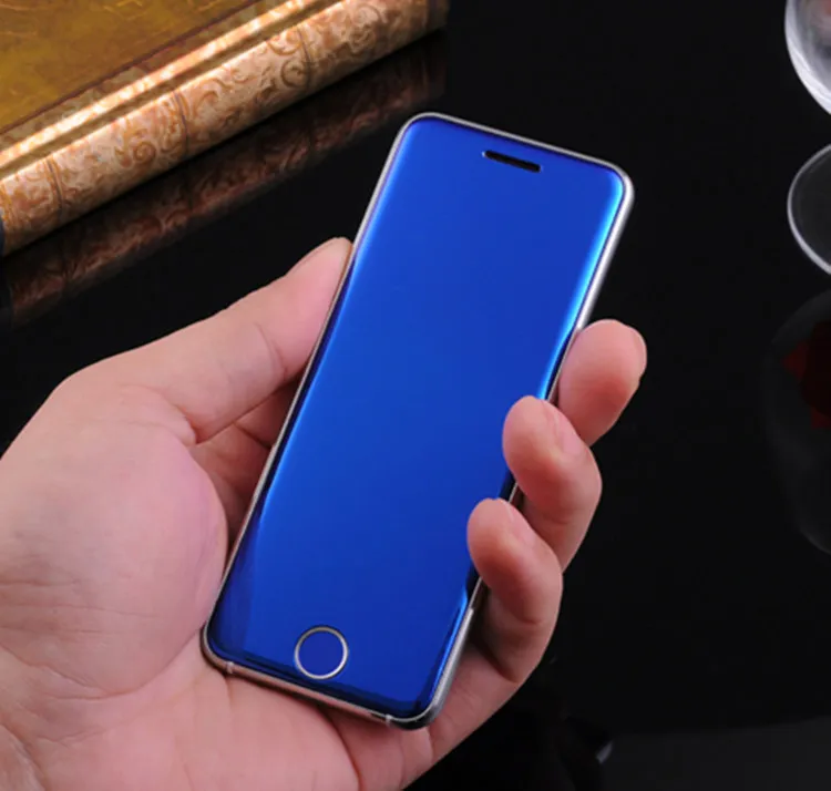 Ulcool V6 V66 Роскошные Супер мини ультратонких карты телефон 1 67 ''мобильный bluetooth