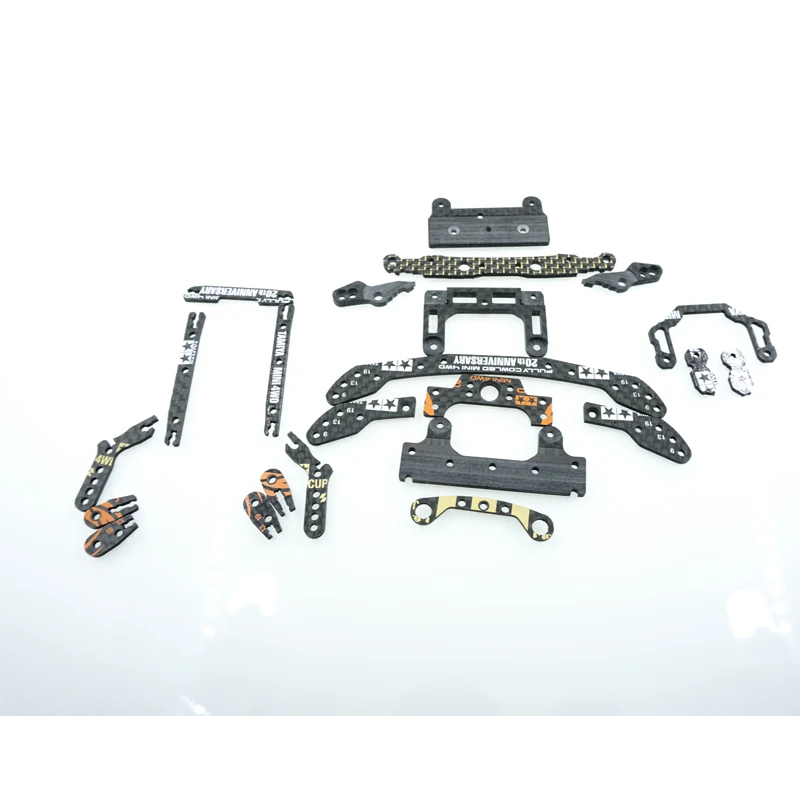 Оригинальные детали tamiya mini 4wd с ЧПУ углеродный поворотный набор качели рыба