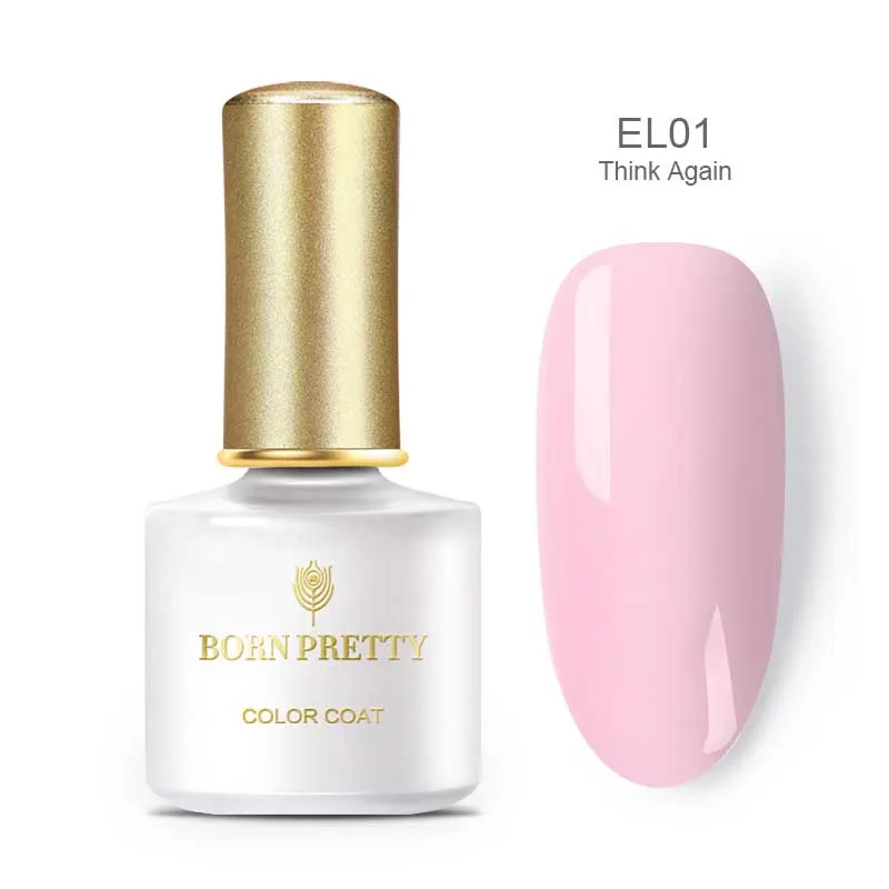 BP-EL01 BORN PRETTY Гель-лак для ногтей 59 цветов замачиваемый Полупостоянный УФ-Гель-лак розовый серый лак 6 мл дизайн ногтей - Цвет: BP-EL01