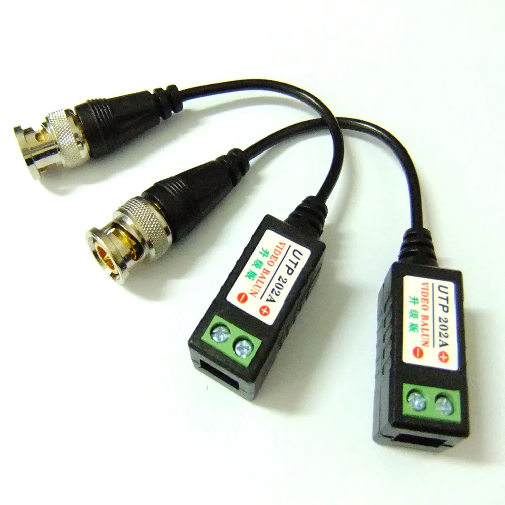 UTP202A Video Balun одноканальный телефон с кабелем CAT5 CCTV s502|t5 cable|cctv cablecctv video cable |