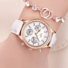 Женские часы Reloj Mujer LIGE роскошные брендовые кварцевые для девушек