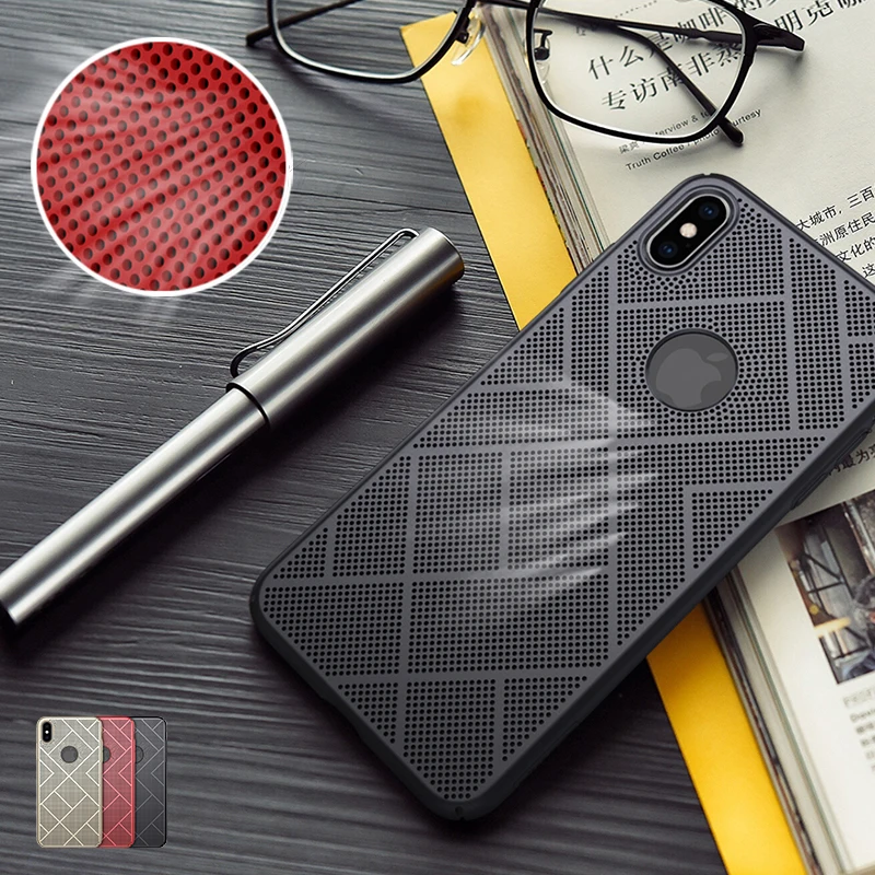 NILLKIN легкий тепловыделения рассеивания чехол для телефона iPhone X/XS/XR/XS Max воздуха