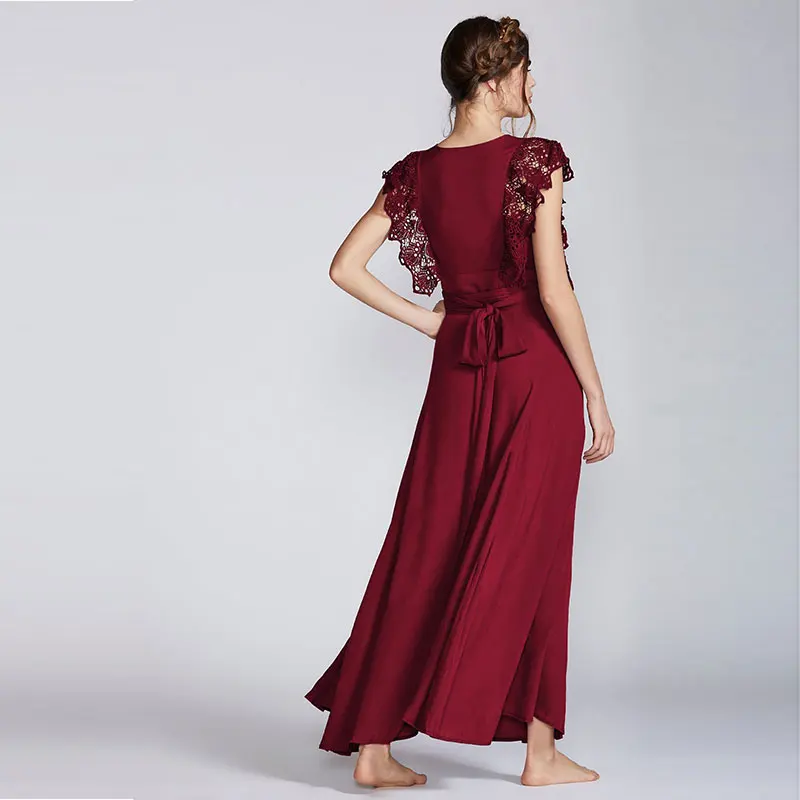 RH 2018 Кружева оборками лето хлопок белье Разделение пикантные однотонные Цвет V