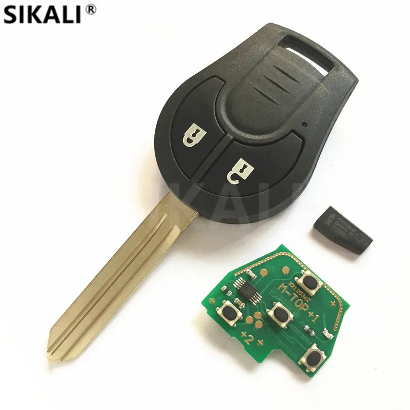 Дистанционный ключ передатчик 315/433MHz для Nissan March Qashqai солнечное сильфи Tiida X Trail Для