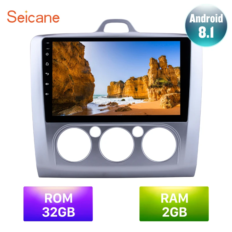 Seicane Android 8 1 9 дюймов ОЗУ 2 Гб 4 ядра IPS 2DIN автомобильное радио GPS навигатор плеер для