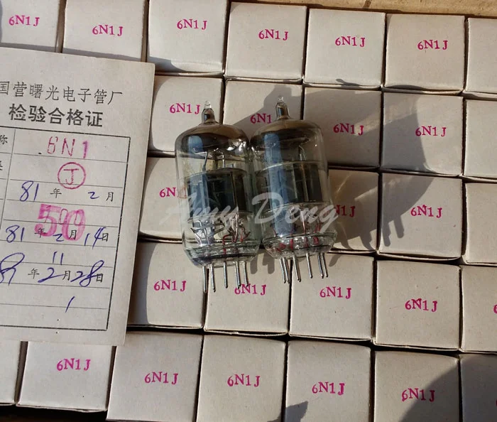 Новая оригинальная коробка 6n1 электронная трубка замена класса J 6H1N 6N1 ECC85