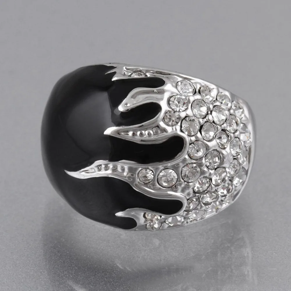 Женское Винтажное кольцо в черном стиле|ring performance|ring siliconring key ring |