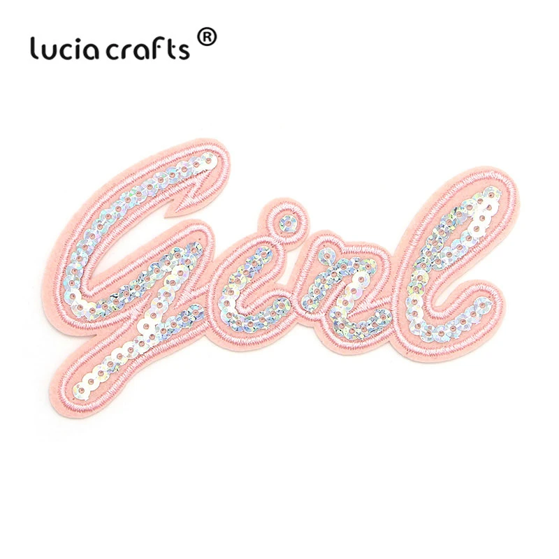 Распродажа! Lucia crafts 1 шт./3 шт. блестки надписные с надписью Love железный знак