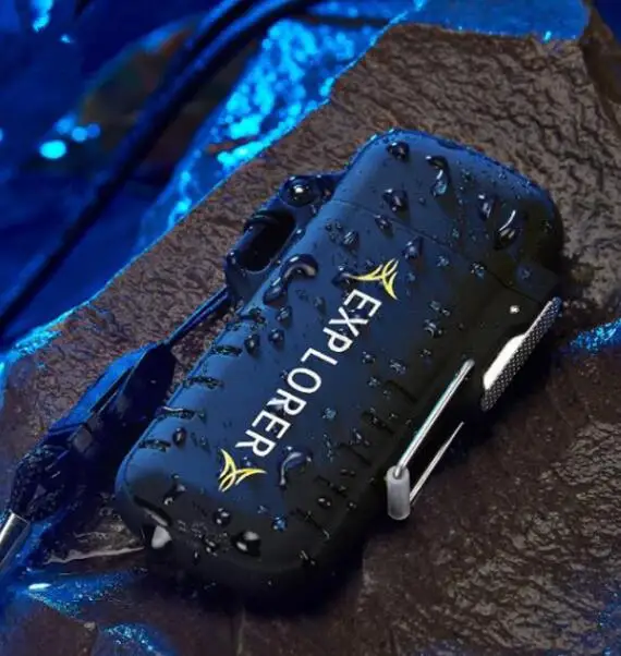 Black USB зарядка двойная дуговая Зажигалка Водонепроницаемая плазменная Зажигалка для спорта на открытом воздухе кемпинг ветрозащитные беспламенные зажигалки - Цвет: Black