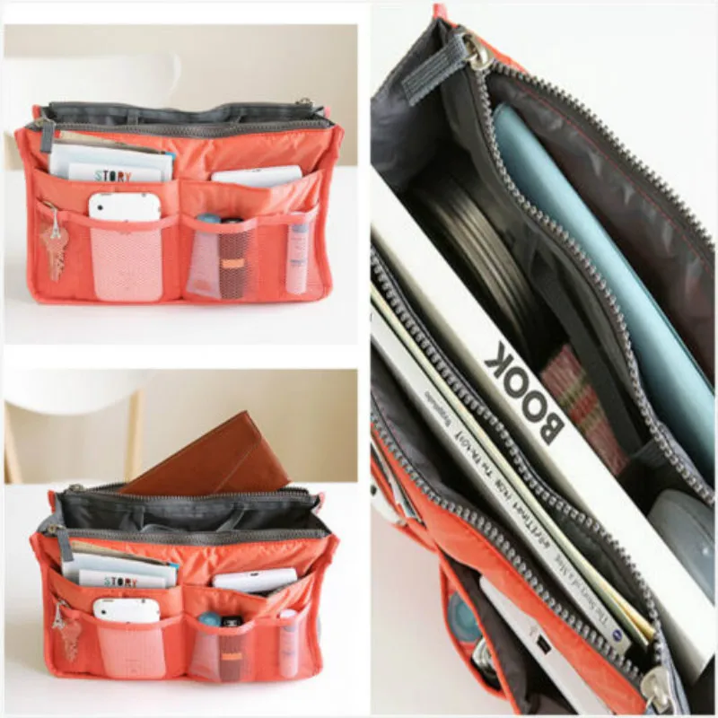 Women Lady Travel Insert Handbag Organiser Purse Large Liner Comestic Organizer | Дом и сад