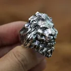 Мужское кольцо в стиле панк, из серебра 925 пробы, размер 8-15