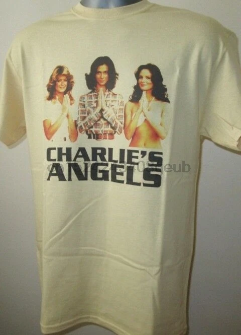 Charlies Angels футболка Ретро 70s ТВ W040 Farrah Fawcett Magnum PI Hawaii Five O|Мужские футболки| |