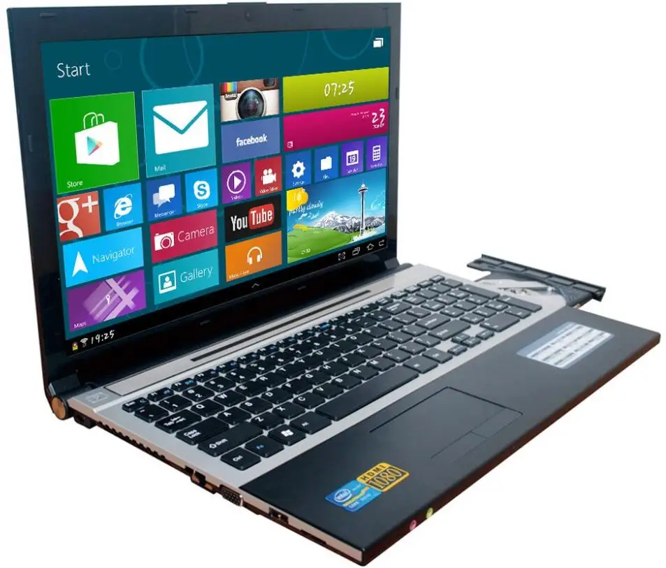 Intel Core i7 HD Graphics Notebook 8 Гб RAM + 60 SSD 2000 HDD игровой ноутбук Windows 10 встроенный Bluetooth DVD RW|laptop