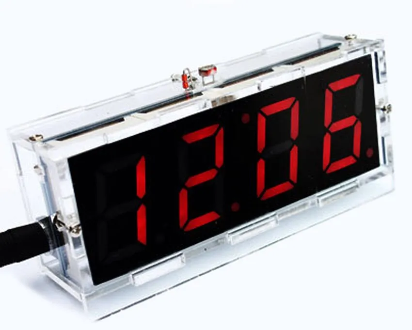 4-значные светодиодсветодиодный электронные настольные часы набор для