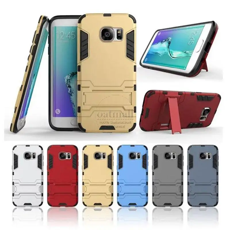 Новый двойной Слои жесткий Гибрид ПК + ТПУ чехол для samsung Galaxy S7 edge Чехол Броня Tech