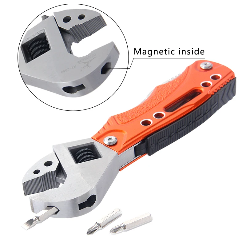 Мини складной нож из нержавеющей стали для выживания Набор отверток 9 в 1 обжима