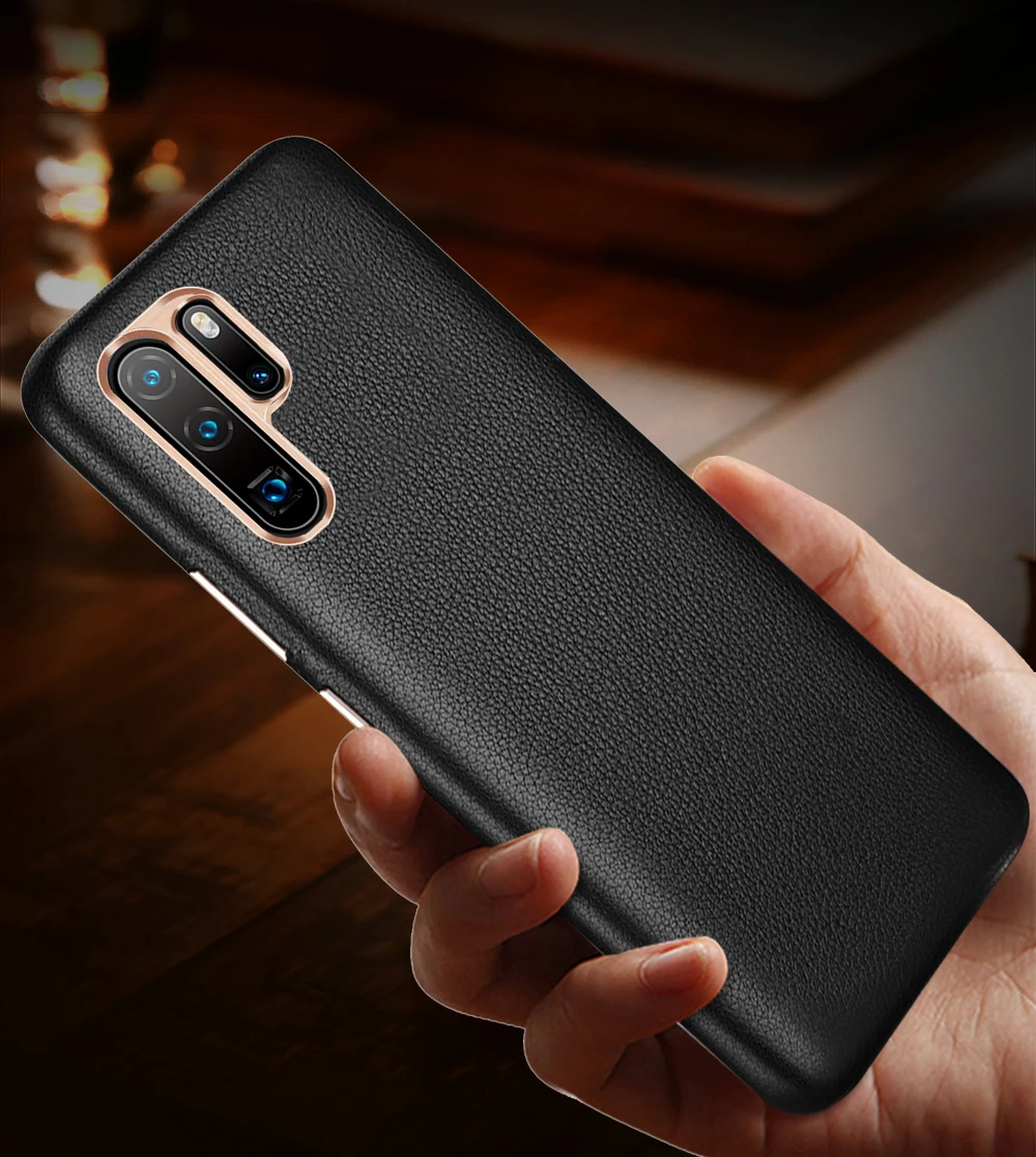 Чехол из натуральной кожи для Huawei P30 pro роскошный мягкий чехол телефона Mate 20