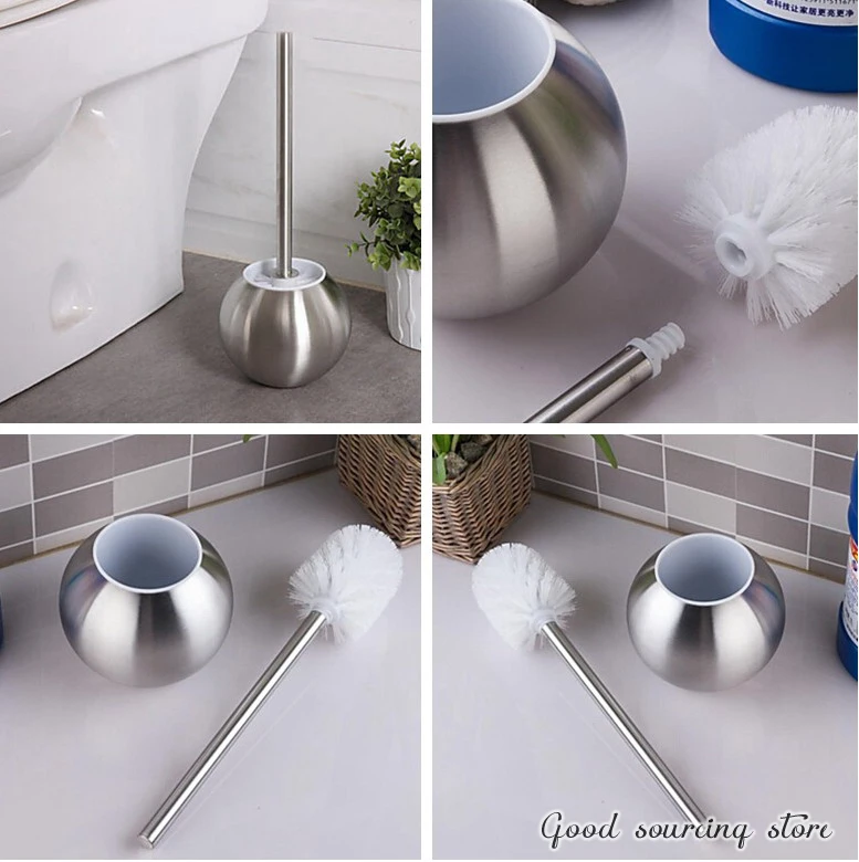 Чистящая Щетка для туалета из нержавеющей стали держатель ванной комнаты|toilet brush