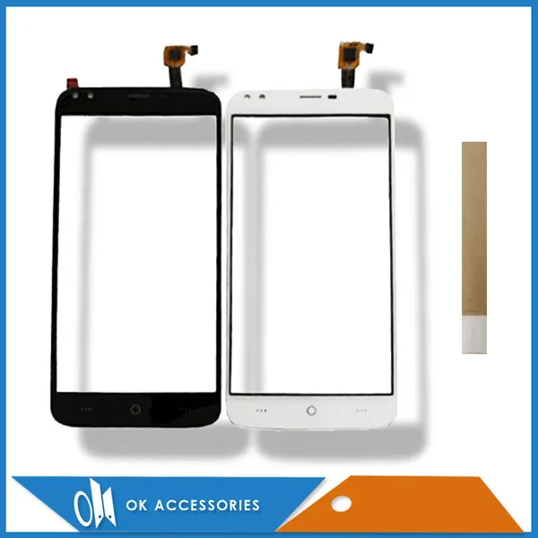 Туманная красота 5," Высокое качество Для Doogee X30 Сенсорная панель Сенсорный экран дигитайзер с черно-белым цветом с лентой