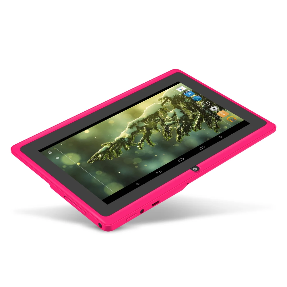 Yuntab " Q88 планшет Allwinner A33 четырехъядерный Android 4,4 8 Гб Двойная камера wifi Google APP Play 5 цветов с Bluetooth