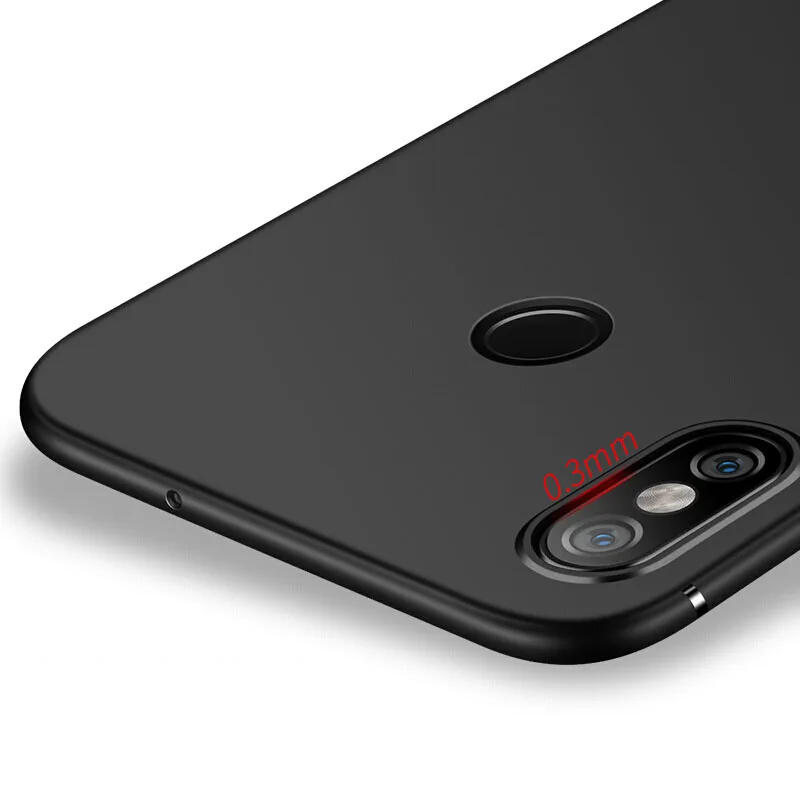 Luxury Matte Soft Silicone Case For Xiaomi Mi 8 Lite mi 9 SE A1 5X 6X A2 On Redmi Note 5 6 7 Pro Cover |