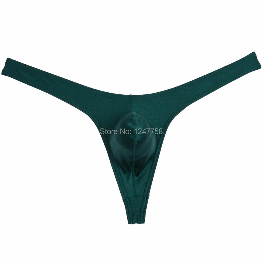 Mens Pattern Underwear Shiny Spandex Micro Pants Sexy Guys G-String Tangas Mini Bikini Bulge Pouch Male Thong |