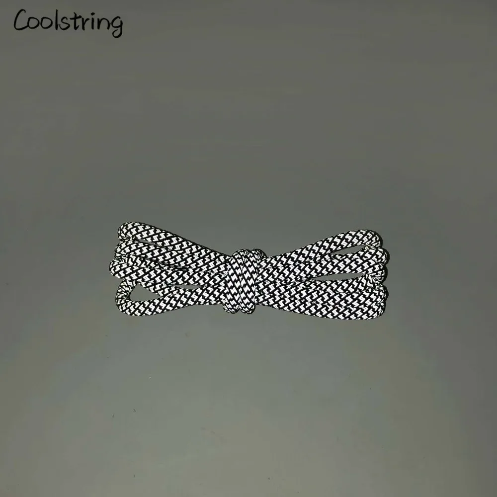 Coolstring Прохладный освещения 3M круглый светоотражающие шнурки для обуви спортивная безопасность кроссовки с шнурками ночные прогулки Бег в популярной расцветке; недостоин