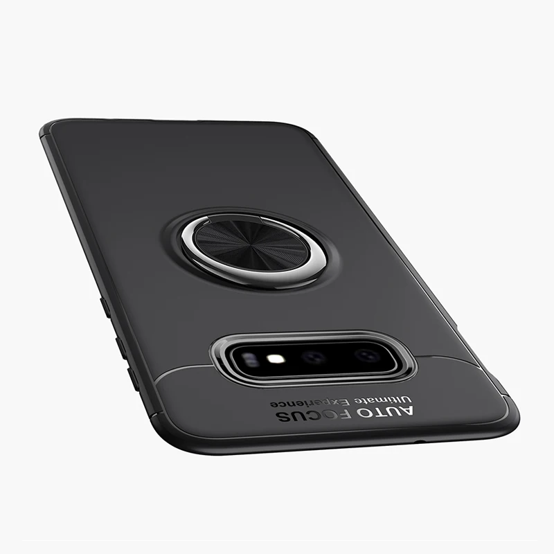 Магнитное кольцо Мягкий ТПУ чехол для телефона samsung Galaxy S10 lite плюс Чехол защитный