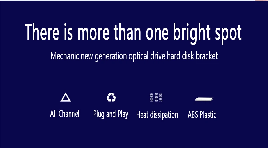 HDD caddy 12,7 мм алюминиевый корпус жесткого диска optibay SATA3.0 DVD адаптер 2," SSD для ноутбука CD-ROM Optometrist