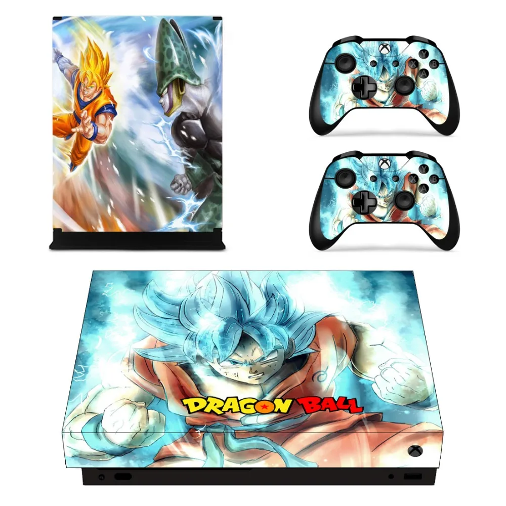 Dragon Ball Super Z Faceplates Skin Console & Controller Decal Stickers for Xbox One X + Sticker | Электроника
