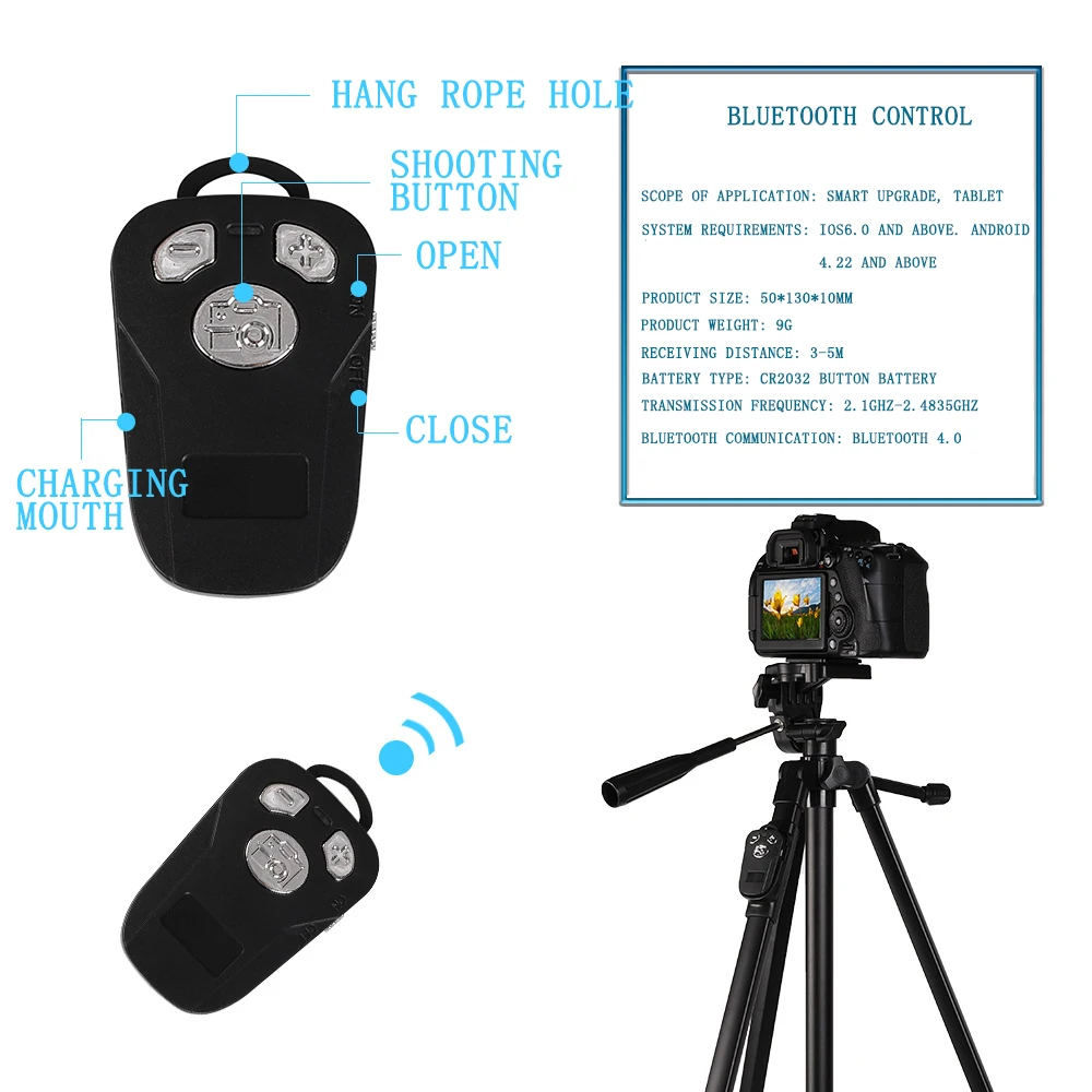 Легкий дорожный штатив для камеры компактный профессиональный монопод с шаровой