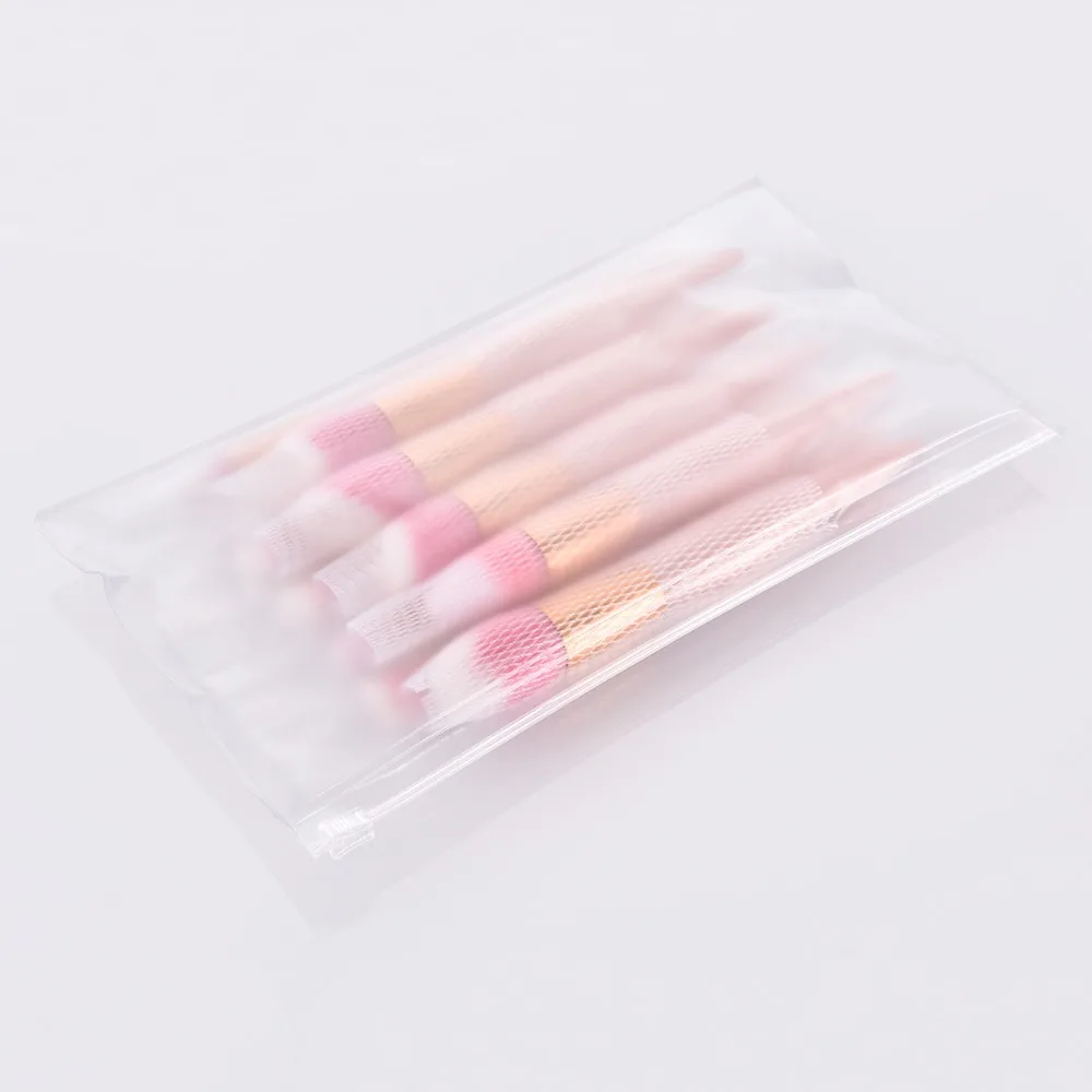 10 шт. набор кистей для макияжа Красочные Мягкие насадки Гладкая деревянная ручка