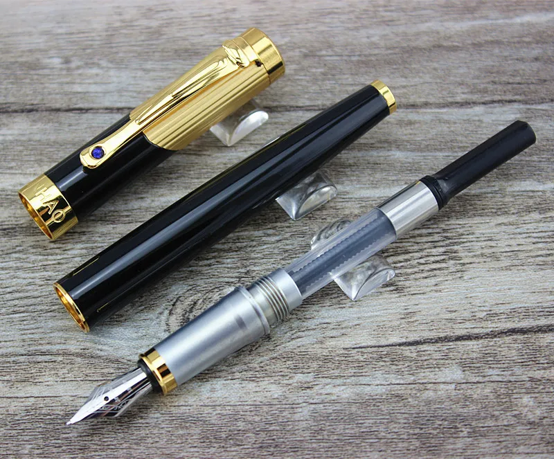 Jinhao 9009 Iraurita Business Fountain Pen Luxury pen Office Stationery Exquisite Gift Ink Platinum Preppy Customized LOGO | Канцтовары