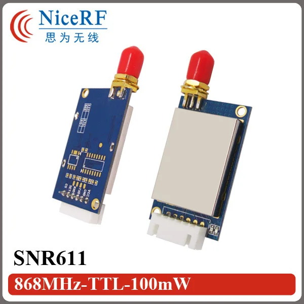2 шт./упак. 868MHz порт RS232 100mW сетевой модуль SNR611 используется для дистанционной