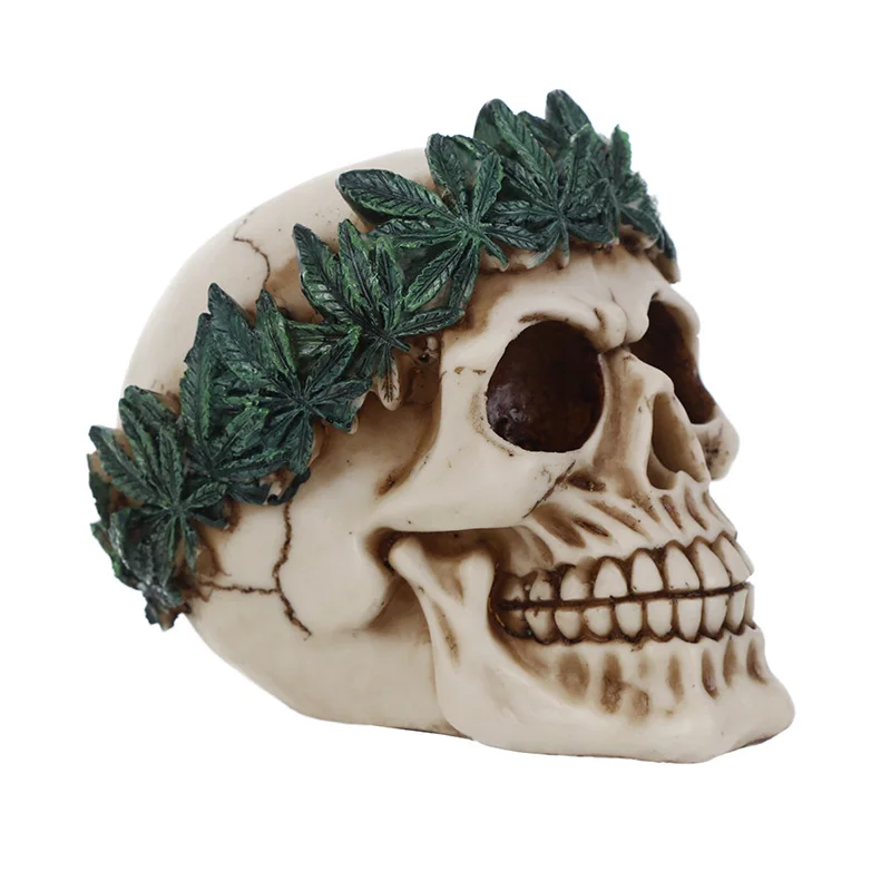 

Terror Resin Skull Home Decoration Halloween Gift Personal Decoration Home Accessories Resin Skull Decoration