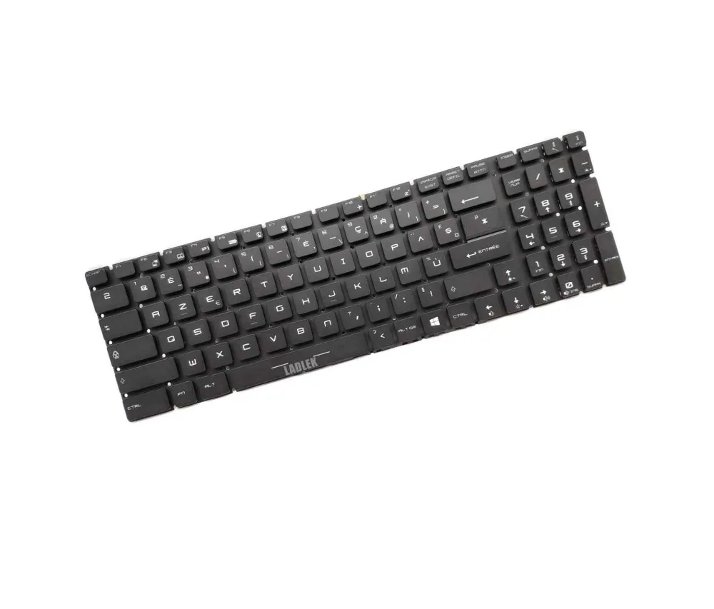 Новая полноцветная Французская клавиатура RGB с подсветкой для MSI Gaming GT72VR 6RE/7RD/7RE