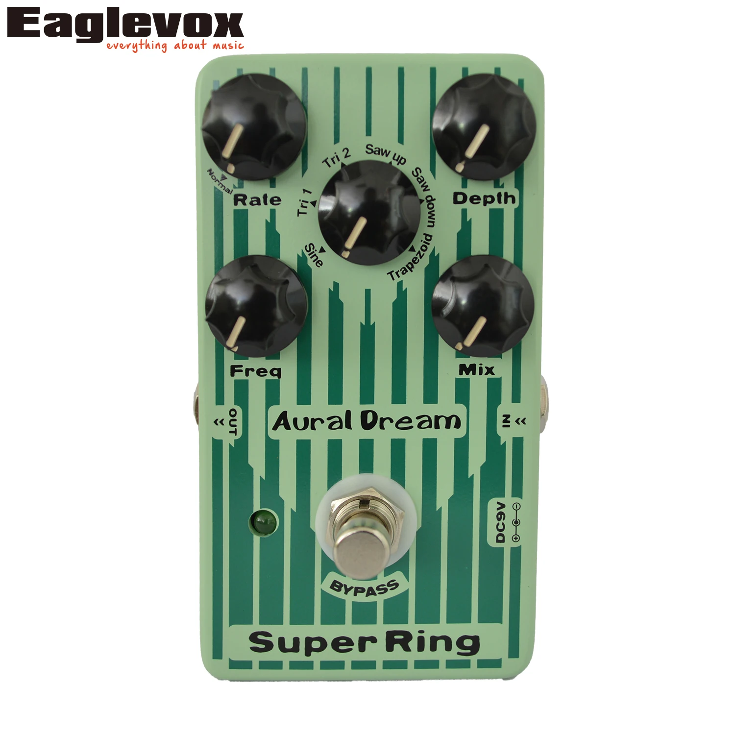 Слуховой мечта Супер Кольцо вибрато Гитары эффект педаль электронный эффектов