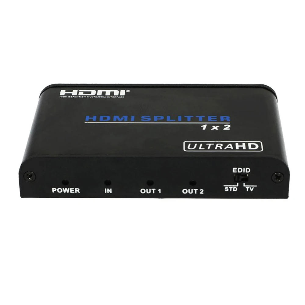 Сплиттер 1080P @ 60 Гц 3D 4K 2K UHD HDMI 2 0 1x2 1 вход выхода ретранслятор переключатель коробка
