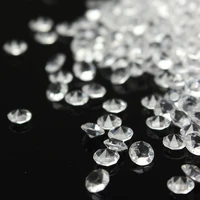 free shipping 4 5mm 10000 pcs gorgeous acrylic crystal clear diamond confetti wedding decoration supplies table scatter