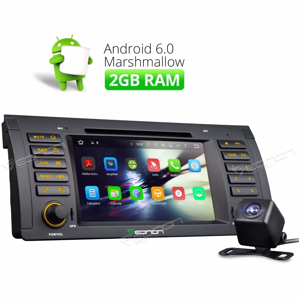 1DIN 7 &quotAndroid 6.0 Octa core Стерео DVD GPS навигации головное устройство indash Радио Bluetooth для