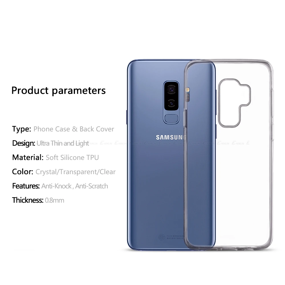 Silicone Phone Case For Samsung Galaxy S21 S20 FE Ultra S10e S10 5G S9 S8 S7 Edge Plus Note 20 10 Lite 9 8 Clear Soft TPU Cover | Мобильные