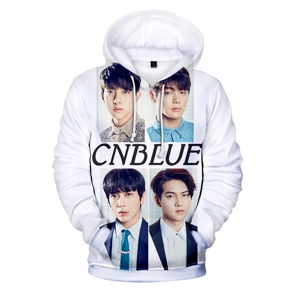 Женская/мужская толстовка с капюшоном CNBlue Корейский Kpop 3D принт 4XL | Женская одежда