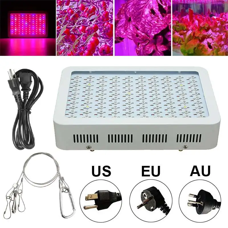 

Smuxi 1000W LED Grow Lighting Lamp Plants Hydroponic Lights for Indoor Flower Veg Full Spectrum Lamps AC85-265V EU/AU/US Plug