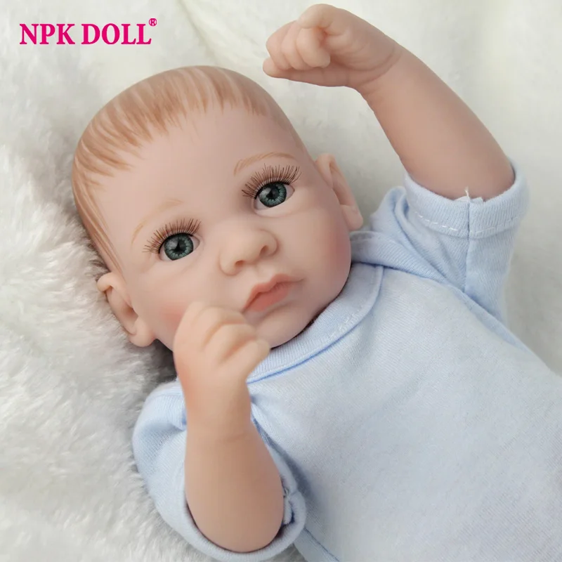 Кукла NPKDOLL 10 Реалистичная силиконовая кукла Reborn мягкая живой модная